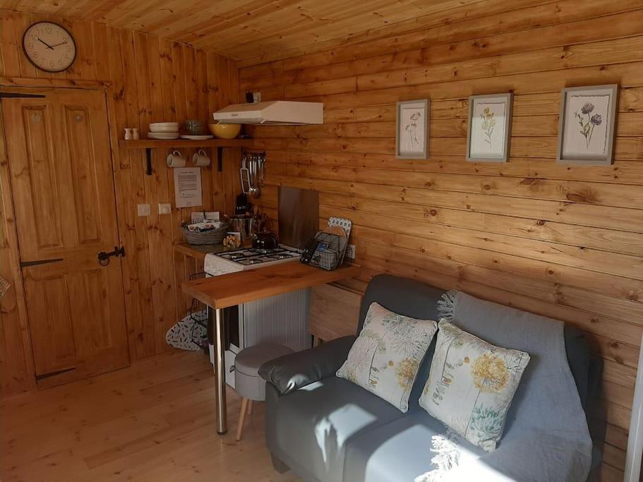 Anglesey New Modern Shepherds Hut With Spa Hot Tub Gwalchmai Экстерьер фото